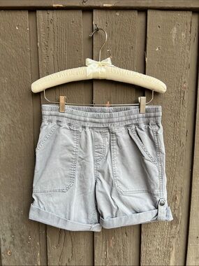 Carhartt Women's Grey Elastic-Waist Shorts